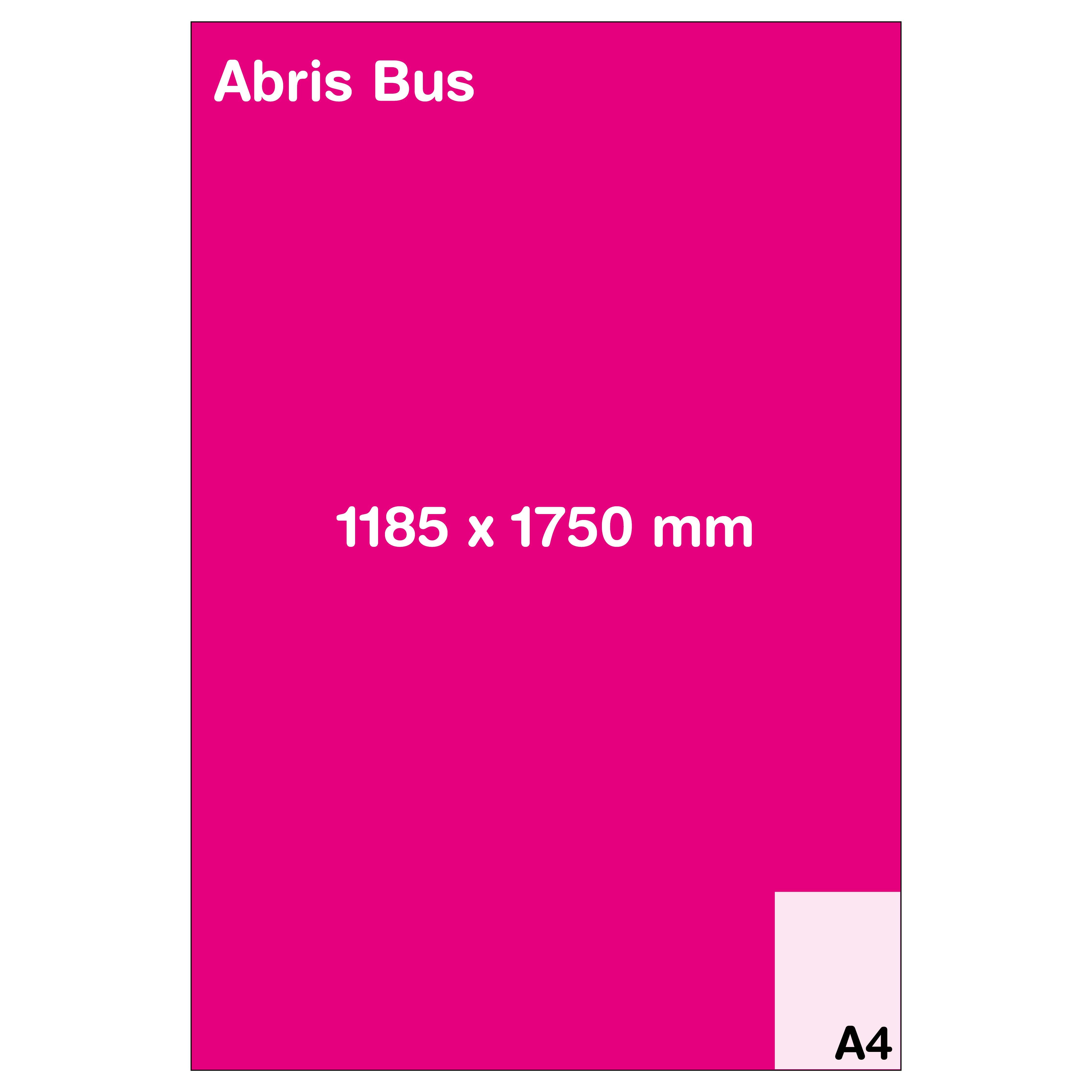 Format Abris Bus (118.5 x 17.5 cm)
