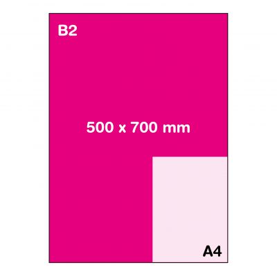 Format B2 (50 x 70 cm)