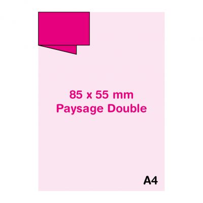 Paysage Double 8.5 x 5.5 cm 