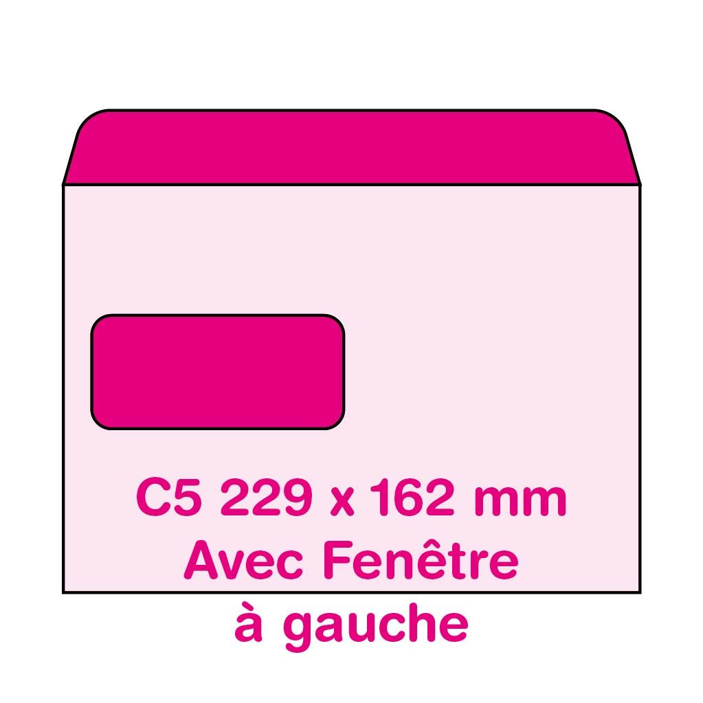 C5 (22.9 x 16.2 cm) AF Gauche