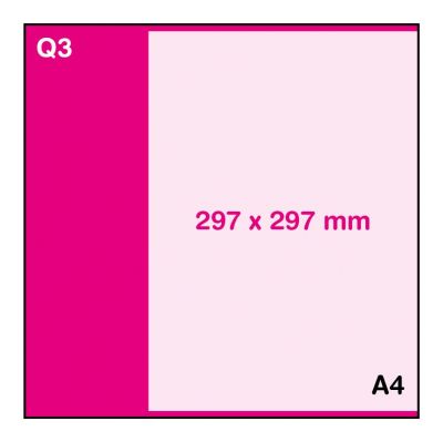 Format Q3 (29.7 x 29.7 cm)